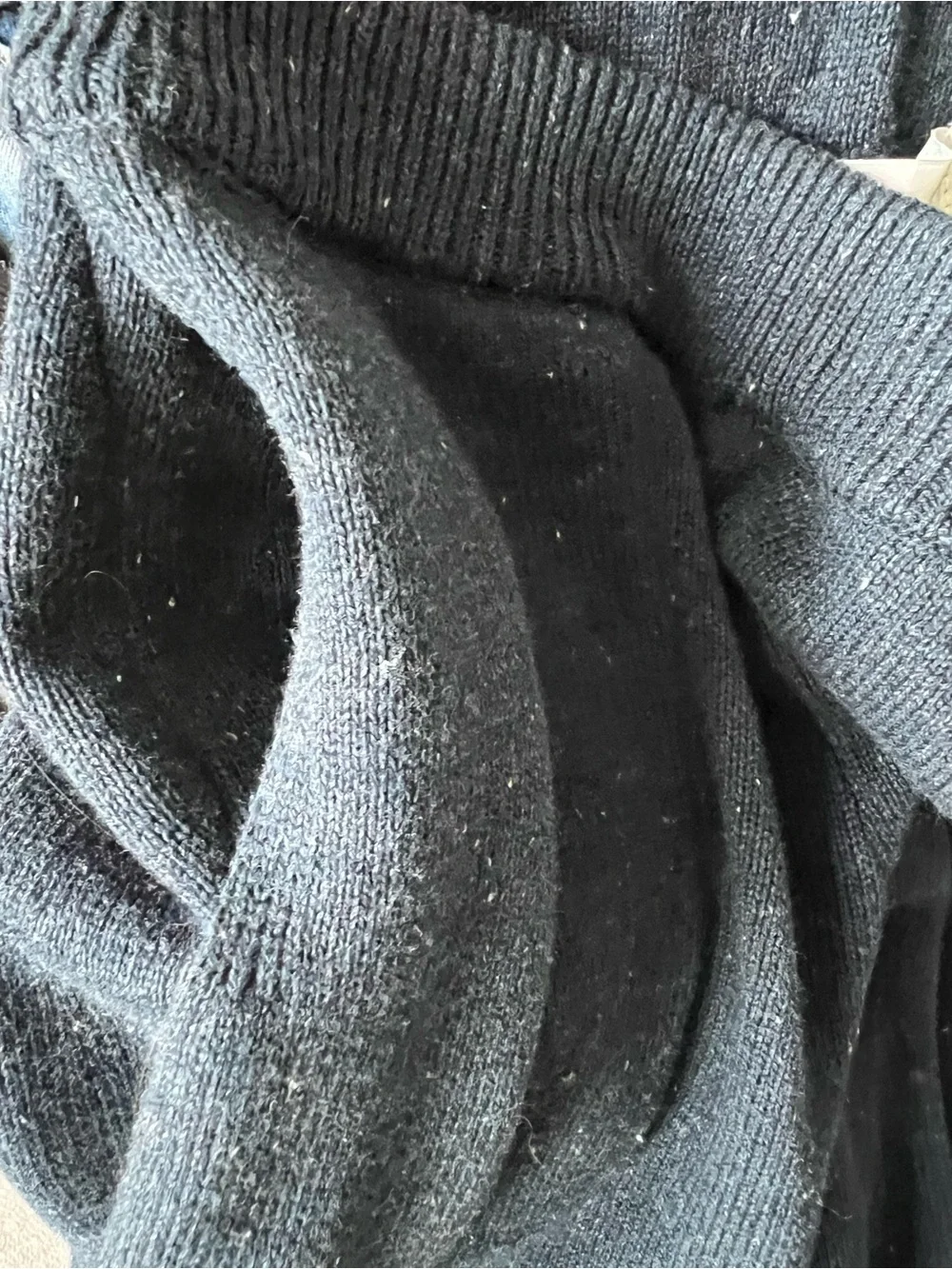 🏷️ Free People 100% Cotton Solar Sweater Set in Navy Size XS NWOT